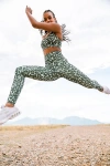 Vitality Pulse Legging In Feline, Women's At Urban Outfitters In Green