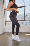 Vitality Pulse Legging In King Cheetah Midnight, Women's At Urban Outfitters In Black
