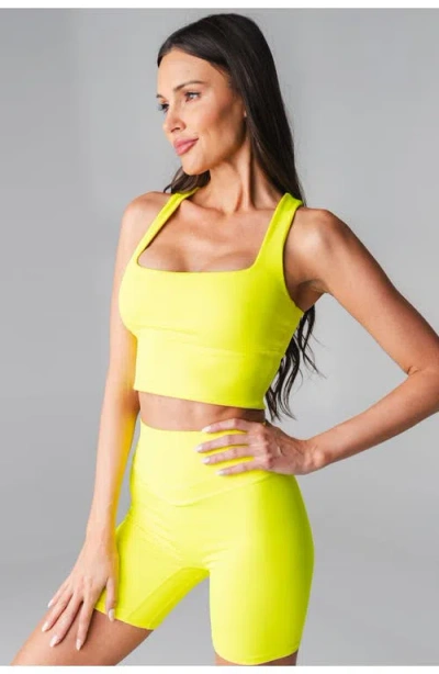 Vitality Pulse Racer Longline In Green