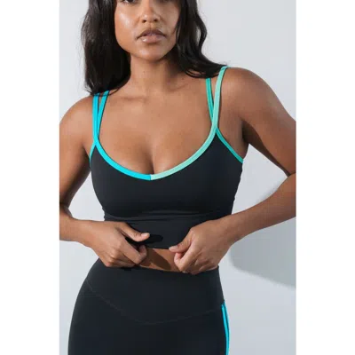 Vitality Pulse Strappy Longline In Animal Print