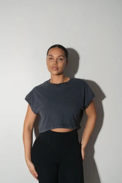 Vitality Retro Boxy Tee In Blue