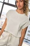 Vitality Retro Boxy Tee In Washed, Women's At Urban Outfitters