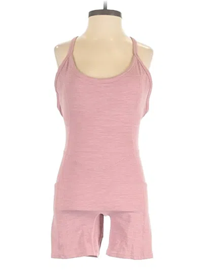 Pre-owned Vitality Romper In Pink