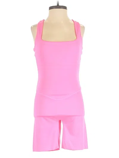 Pre-owned Vitality Romper In Pink