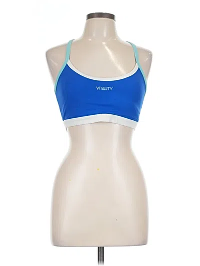 Pre-owned Vitality Sports Bra In Blue