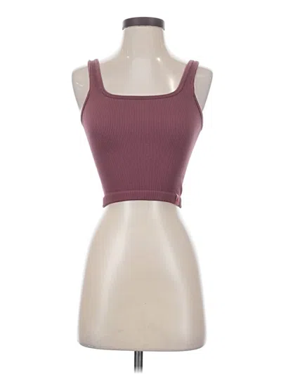 Pre-owned Vitality Sports Bra In Burgundy