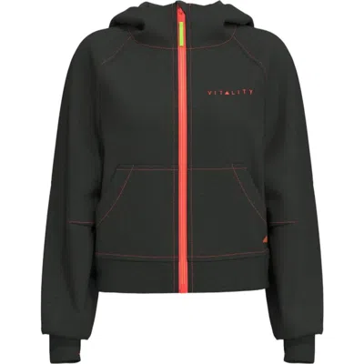Vitality Studio Zip In Green