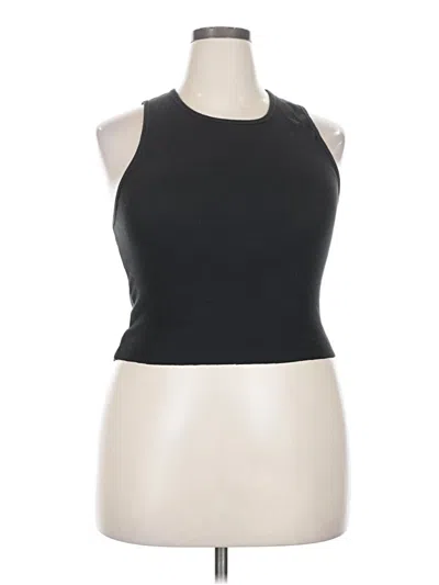 Pre-owned Vitality Tank Top Black Halter Neckline Tops