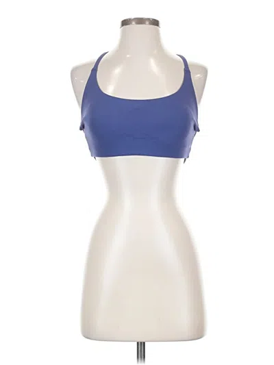 Pre-owned Vitality Tank Top Blue Halter Neckline Tops