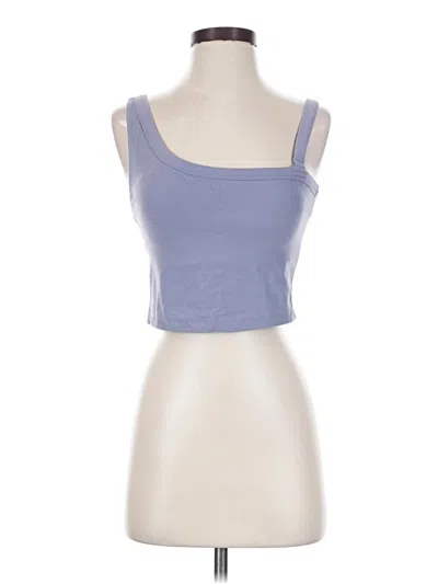Pre-owned Vitality Tank Top Blue Strapless Neckline Tops