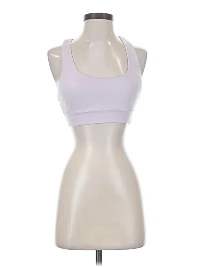 Pre-owned Vitality Tank Top White Halter Neckline Tops