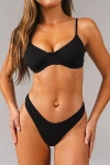 Vitality Tropica Underwire Bikini Top In Midnight, Women's At Urban Outfitters In Black