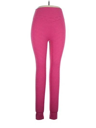 Pre-owned Vitality Yoga Pants In Pink