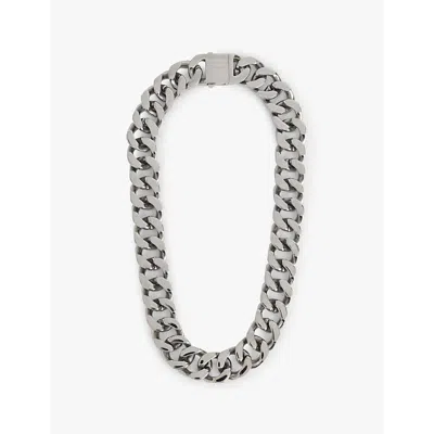 Vitaly Mens Stainless Steal Riot Recycled-stainless Steel Chain Necklace