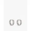Vitaly Mens Stainless Steal Spatial Stainless-steel Earrings In Stainless Steal