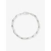 Vitaly Mens Silver Pivot Stainless Steel Necklace