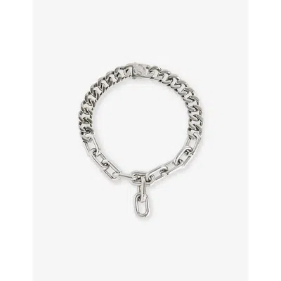 Vitaly Mens  Uproar Cable-link Stainless Steel Chain In Steel + Gold