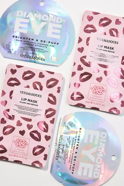 Vitamasques Best Of Lips & Eyes Boxset, Set Of 4 In Pink