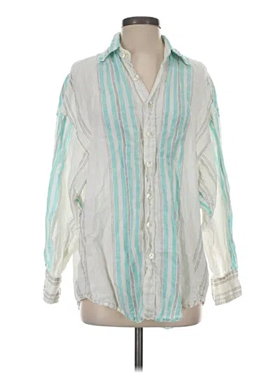 Pre-owned Vitamin A 3/4 Sleeve Blouse In White