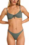 Vitamin A Ada Underwire Top In Sea Green In Green