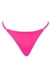 Vitamin A ® Adjustable Side String Bikini Bottoms In Zinnia