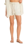 Vitamin A ® Avery Linen Cover-up Shorts