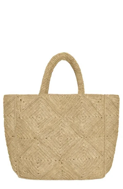 Vitamin A ® Cala Raffia Tote In Brown