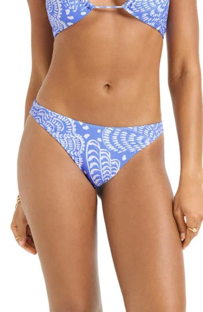 Vitamin A ® Cali High Cut Bikini Bottoms In Blue