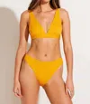 Vitamin A Cali High-leg Bikini Bottom In Sunflower