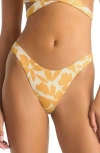 Vitamin A ® California High Leg Bikini Bottoms In Yellow