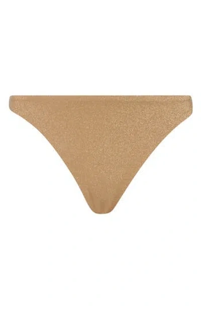 Vitamin A ® California High Leg Bikini Bottoms In Golden Glow