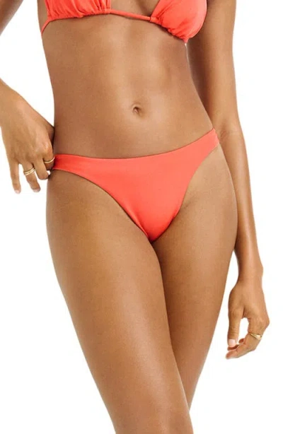 Vitamin A ® California High Leg Bikini Bottoms In Orange