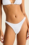 Vitamin A ® California High Leg Bikini Bottoms In White