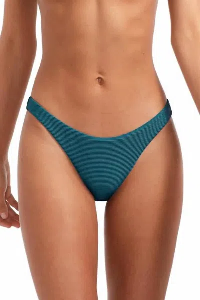 Vitamin A California High Leg Bottom In Jbr In Blue