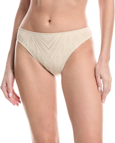 Vitamin A California High-leg Full Bikini Bottom In Beige