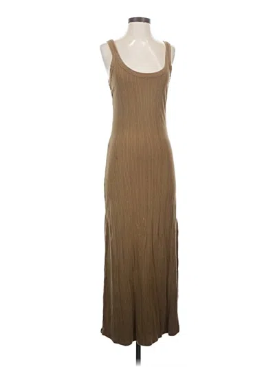 Pre-owned Vitamin A Casual Dress In Brown