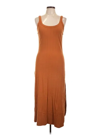 Pre-owned Vitamin A Casual Dress In Brown