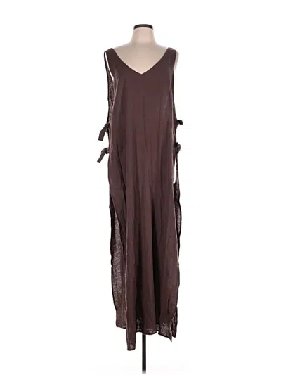 Pre-owned Vitamin A Casual Dress In Brown
