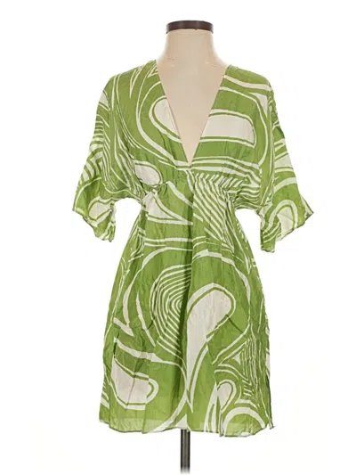 Pre-owned Vitamin A Casual Dress In Green