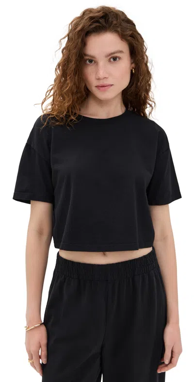 Vitamin A Coast Crop Tee Black