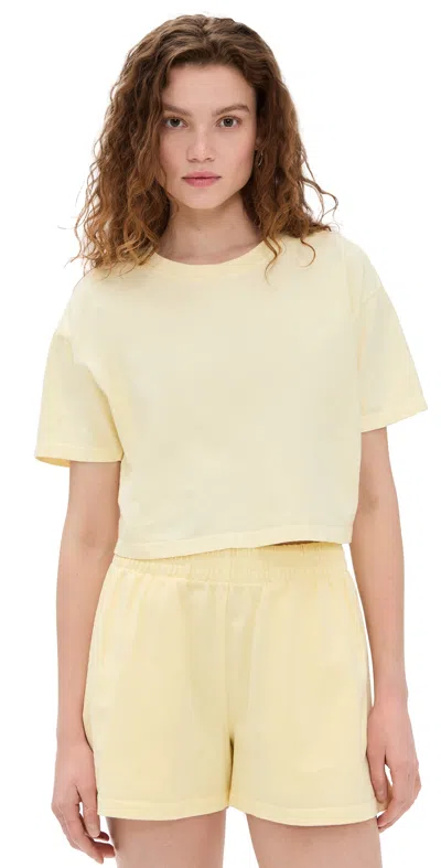 Vitamin A Coast Crop Tee Buttercream