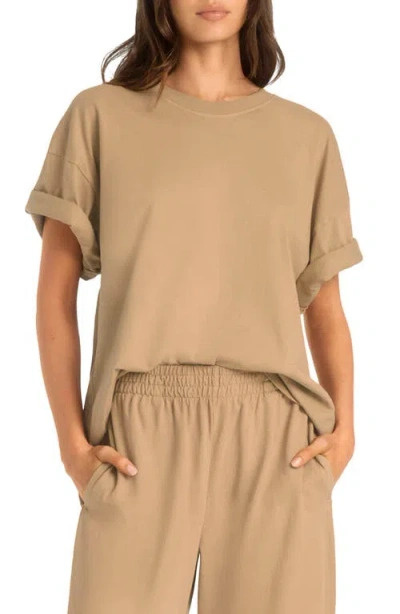 Vitamin A ® Coast Oversize Boyfriend T-shirt In Brown