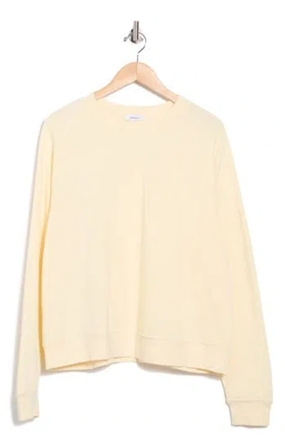 Vitamin A ® Cora Crewneck Cover-up Sweater In Brown