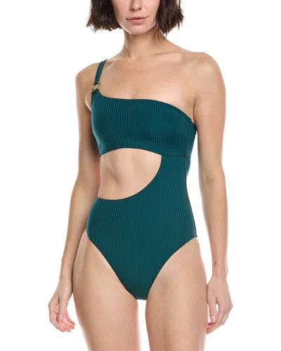 Vitamin A Cosmo One-shoulder One-piece In Multi
