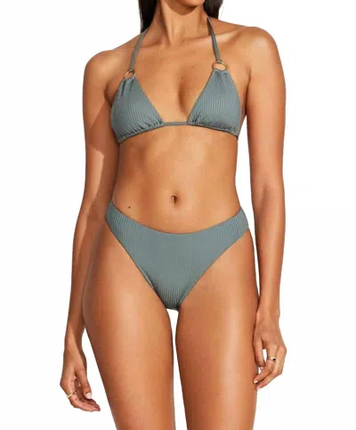 Vitamin A Cosmo Top In Sea Green In Gray