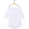 Vitamin A ® Costa Cover-up Shirtdress In White
