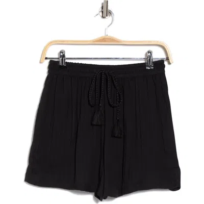 Vitamin A ® Costa Organic Cotton Cover-up Shorts In Black