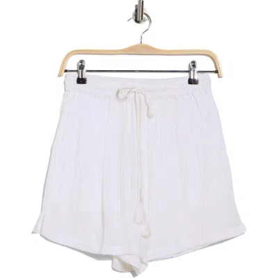 Vitamin A ® Costa Organic Cotton Cover-up Shorts In White