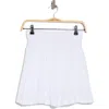 Vitamin A ® Costa Organic Cotton Smocked Cover-up Miniskirt In White