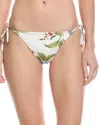 Vitamin A Elle Tie Side Bikini Bottom In White